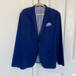 Express slim fit photographer blazer